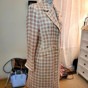 Vintage Pink & White Kasper Coat